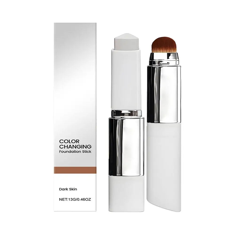 2-in-1 Color-Changing Foundation Stick – Lightweight Coverage & Natural Finish