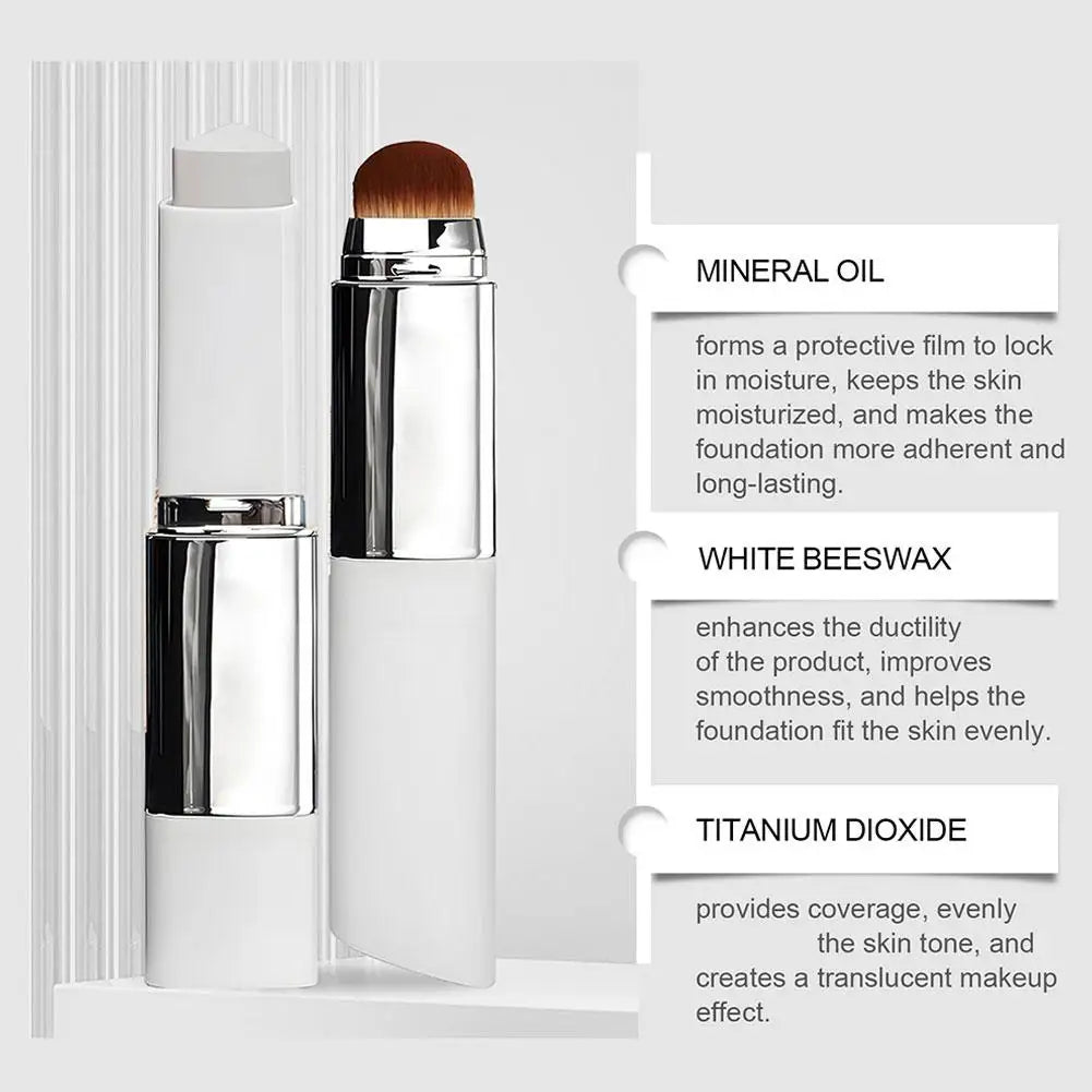 2-in-1 Color-Changing Foundation Stick – Lightweight Coverage & Natural Finish